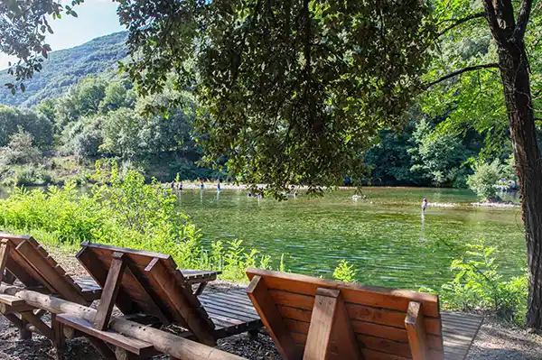 transats rivière Gardon d'Anduze
