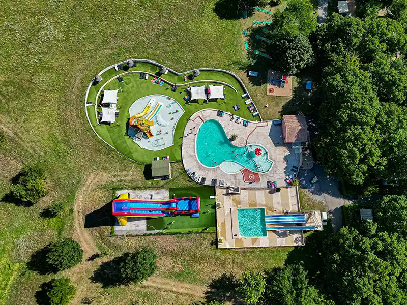 espace aquatique du Camping les Plans